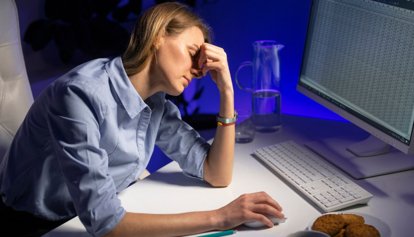 Warum werden die Augen bei langer Bildschirmarbeit müde